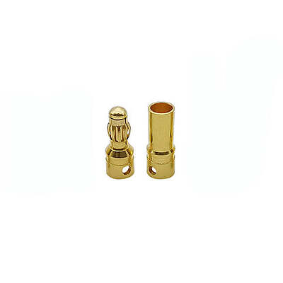 3.5mm Gold-plated Bullet Male & Female Banana Connector