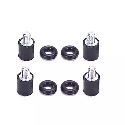 4pc M2x5+4 M2 Rubber Anti Vibration Damping Screws with Shock-absorbing Ring