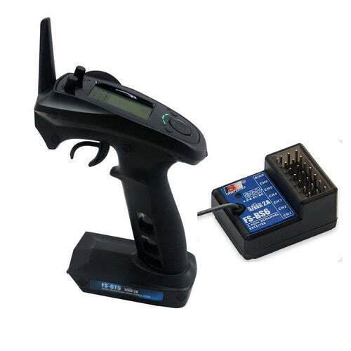 FS-GT5 - 6Ch AFHDS RC Transmitter with FS-BS6 Receiver for RC Car Boat
