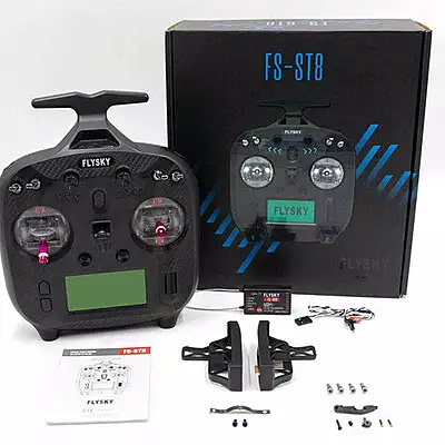 FS-ST8 - 2.4G 10ch Ant RGB Radio Transmitter with FS-SR8 Receiver