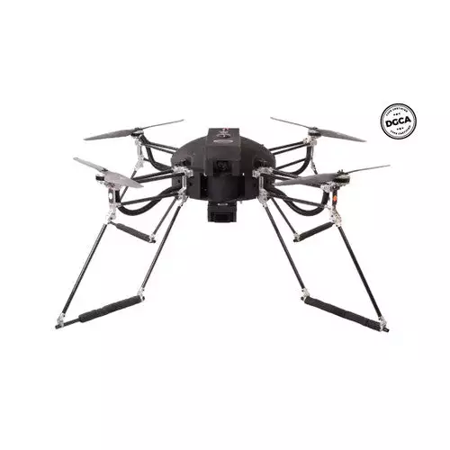 F400 Industrial Drone For BVLOS Operations Takeoff Wt 11.5Kg Range 10Km (DGCA Certified)