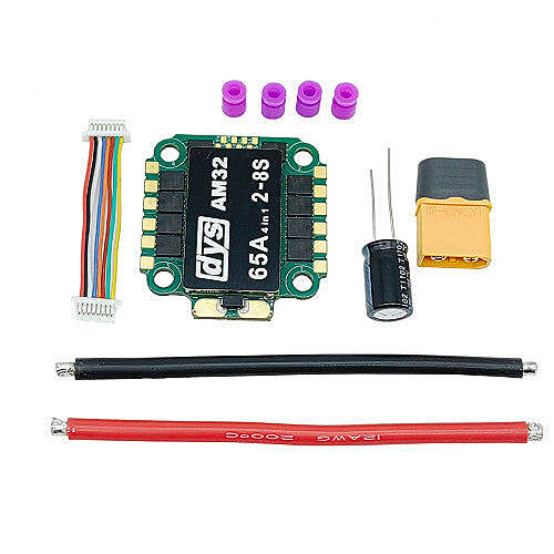 AM32 65A 4-in-1 2-8S Brushless ESC For FC FPV Freestyle Drone Quadcopter