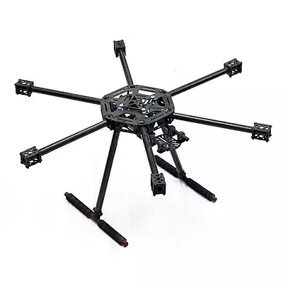 LJI X6 600mm Carbon Fiber / Glass Fiber Hexacopter Frame Kit