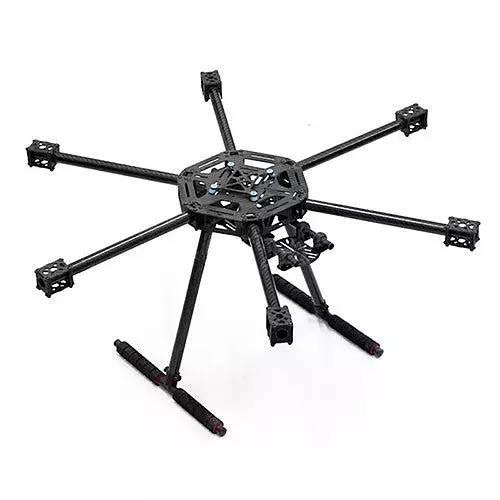 LJI X6 600mm Carbon Fiber / Glass Fiber Hexacopter Frame Kit