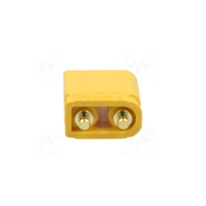 Amass XT30UPB-M30.N.B – XT30UPB Male Connector (Nickel-Plated, Black)