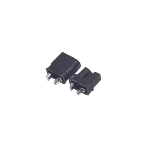 Amass XT30U-M.N.B – XT30U Male Connector (Nickel-Plated, Black)