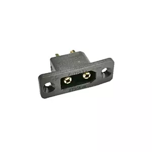 Amass XT90E-M GOLD PLATED BLACK – XT90E-M.G.B Original Drone Connectors