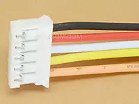 5 pin JST PH, 2mm, Teflon PTFE 24/7/32, One side Female 15cm wire