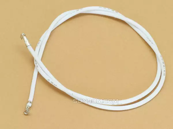 30cm JST PH 2.0mm both side crimped wire - White