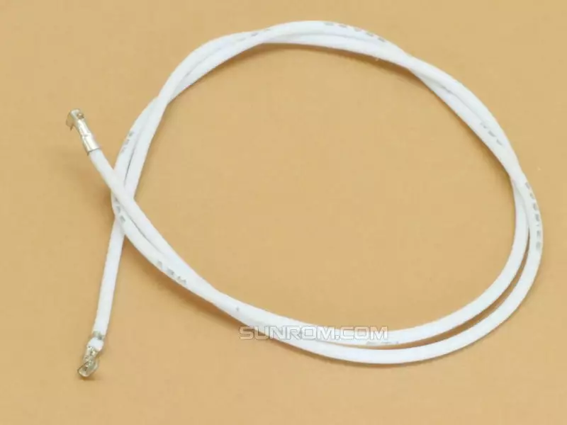 30cm JST PH 2.0mm both side crimped wire - White