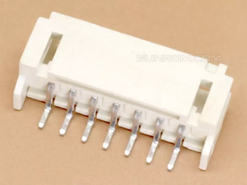 7 pin JST PH 2.0mm SMT Header Horizontal Right Angle Side Entry