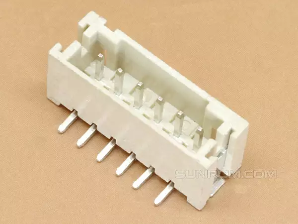 6 pin JST PH 2.0mm SMT Header Vertical Straight Top Entry
