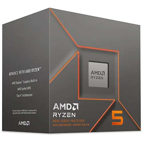 AMD Ryzen 5 8500G AM5 Desktop Processor – 6 Cores, 12 Threads, Up to 5.0GHz with Radeon 740M Graphics