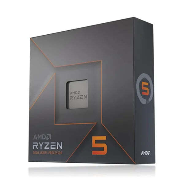 AMD Ryzen 5 7600X AM5 Desktop Processor – 6 Cores, 12 Threads, Up to 5.3GHz