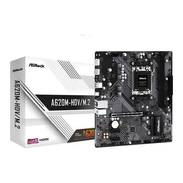 ASRock A620M-HDV/M.2 AM5 Micro-ATX DDR5 Motherboard