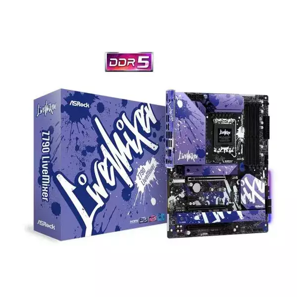 ASRock Z790 LiveMixer ATX Motherboard for Intel 12th, 13th & 14th Gen Processors