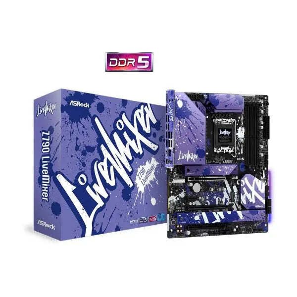 ASRock Z790 LiveMixer ATX Motherboard for Intel 12th, 13th & 14th Gen Processors
