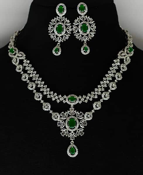 Silver necklace jewellery