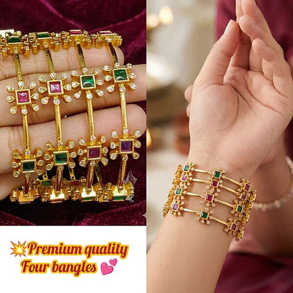 premium quality four bangles