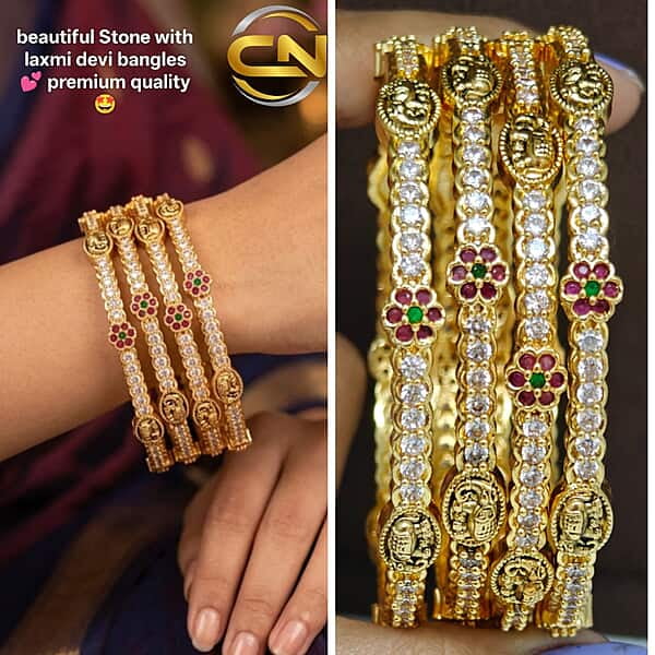 Nakshi with stones bangles ?