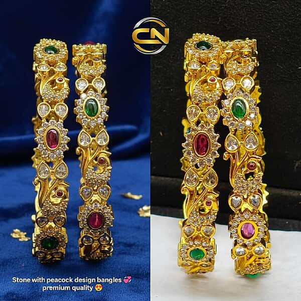Peacock design bangles ?