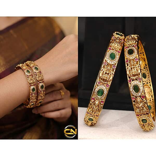 Lakshmi devi design bangles ?