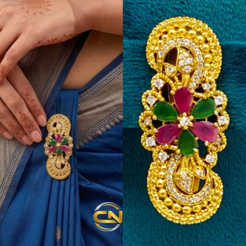 saree pin ?