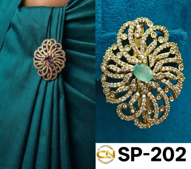 mehandi polish saree pin ?