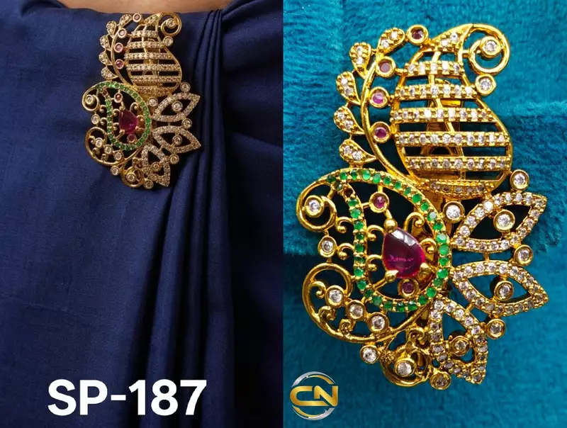 mango design saree pin ❣️