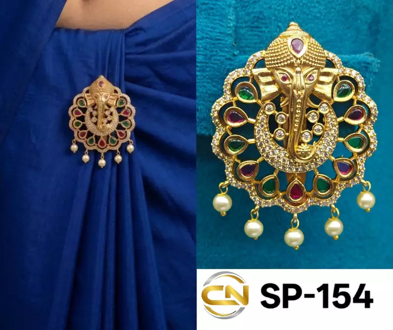 Ganesh ji saree pin ?