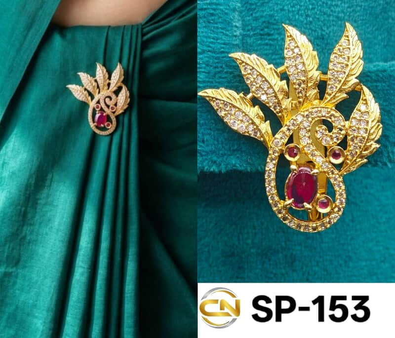 mango and leaf design saree pin ?