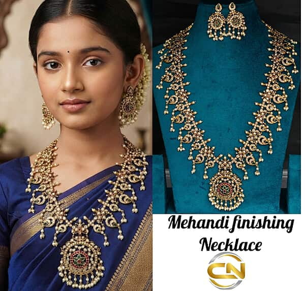 Mehandi finishing necklace ✨