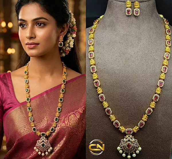 beautiful lakshmi devi necklace ?