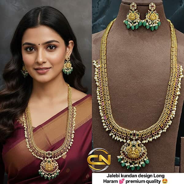 Jalebi kundan design Long Haram ?