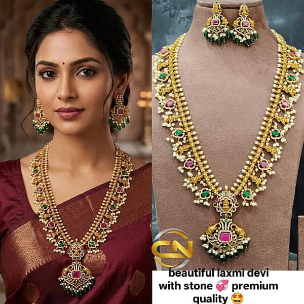 Laxmi devi with stone Long Haram ?