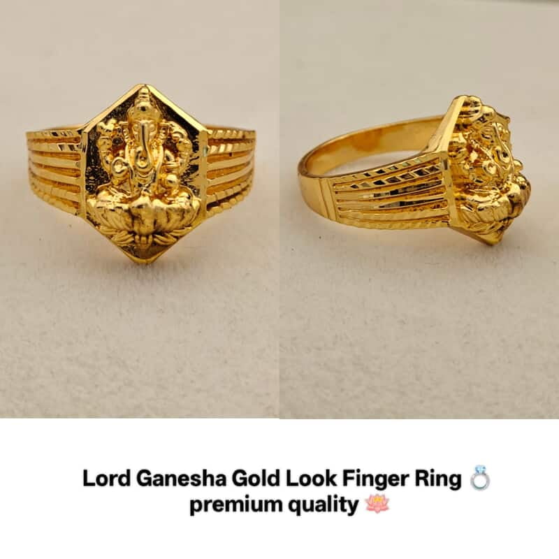 Lord Ganesha Gold ring ?