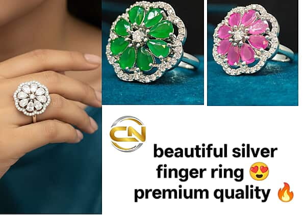 silver finger ring ?