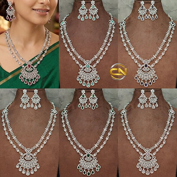 Silver midium necklace ?
