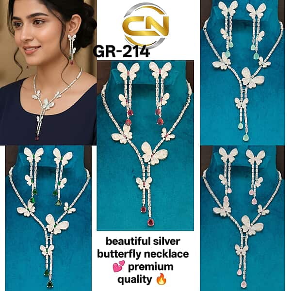 silver butterfly necklace ?