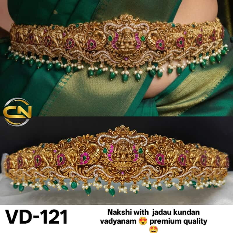 Nakshi with jadau kundan vadyanam ?