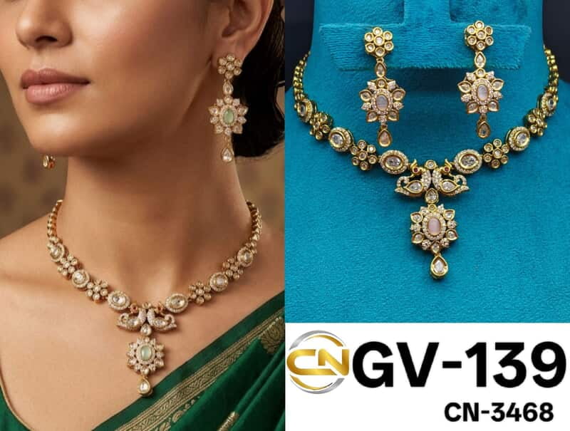 peacock design neckset ?