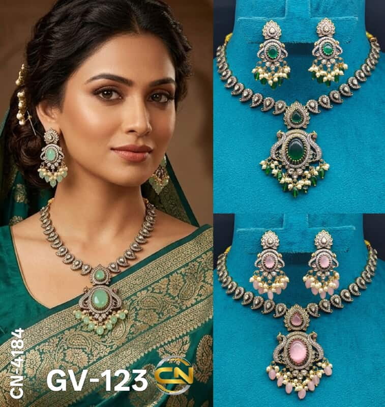 peacock design neckset ❣️