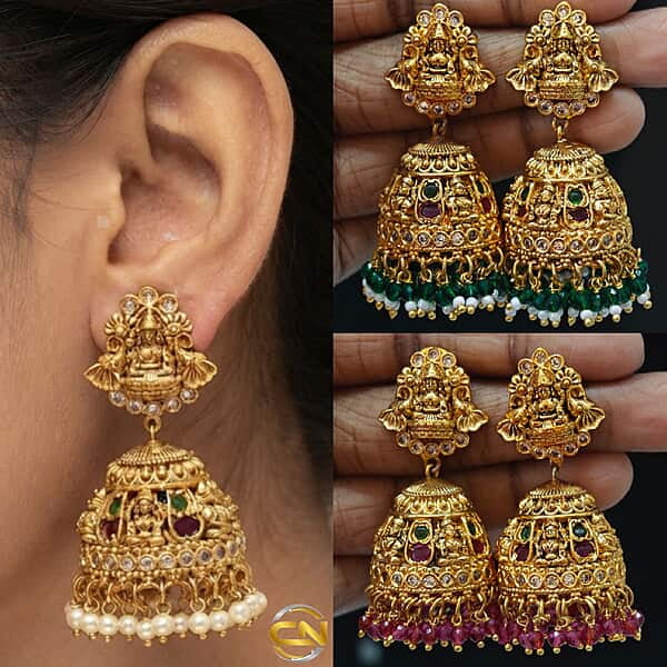 Laxmi devi design jhumka ?
