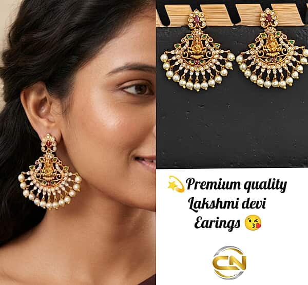 premium quality lakshmi devi earings
