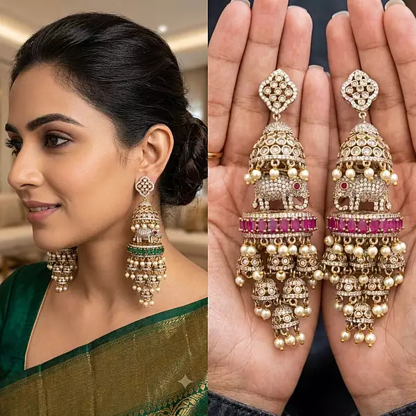 Beautiful long jhumkas??