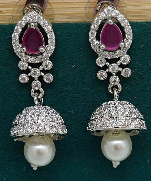 Silver Jhumki