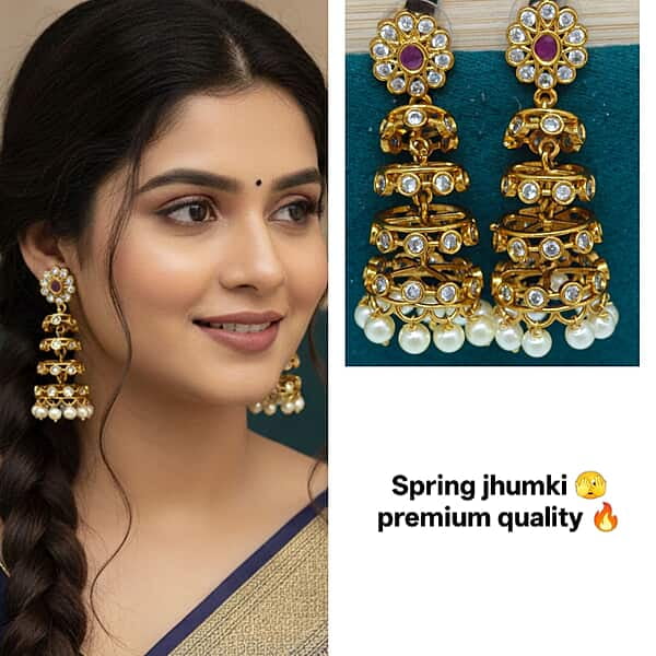 Spring jhumki