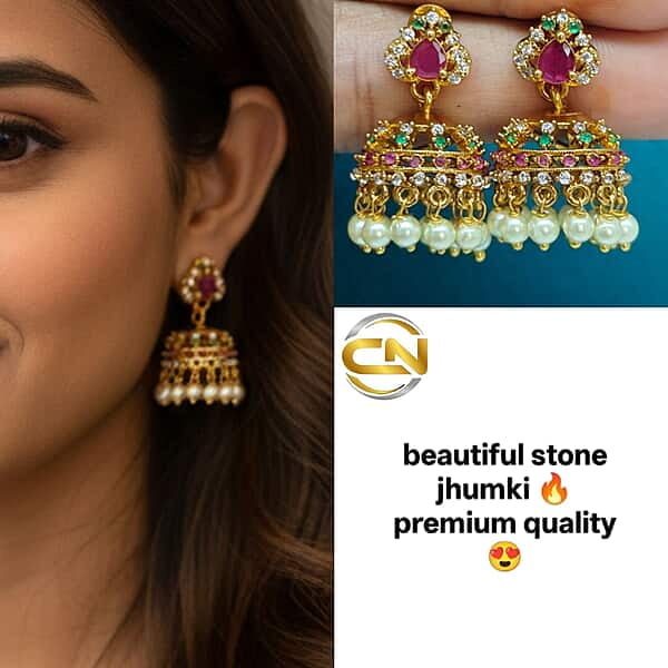 Stone jhumka ?