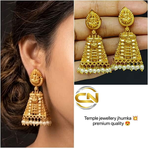 Temple jewellery jhumka ?
