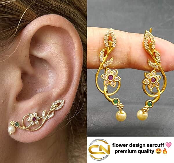 flower design earcuff ?